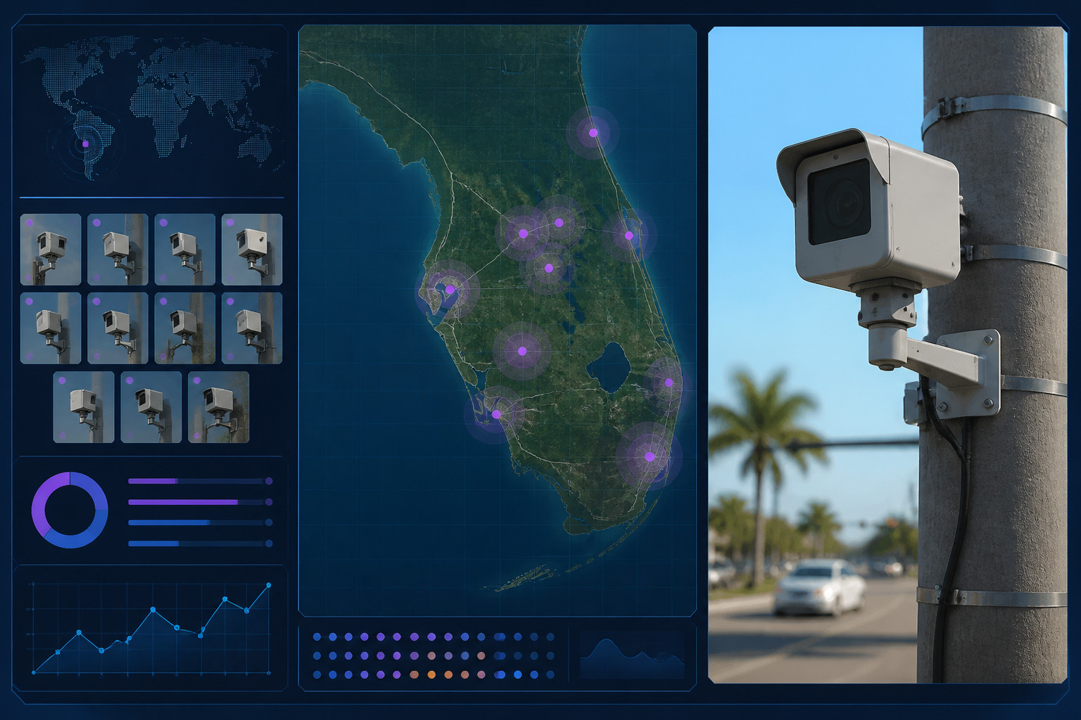 11 unpermitted car-tracking cameras in Florida reportedly have no clear owner
