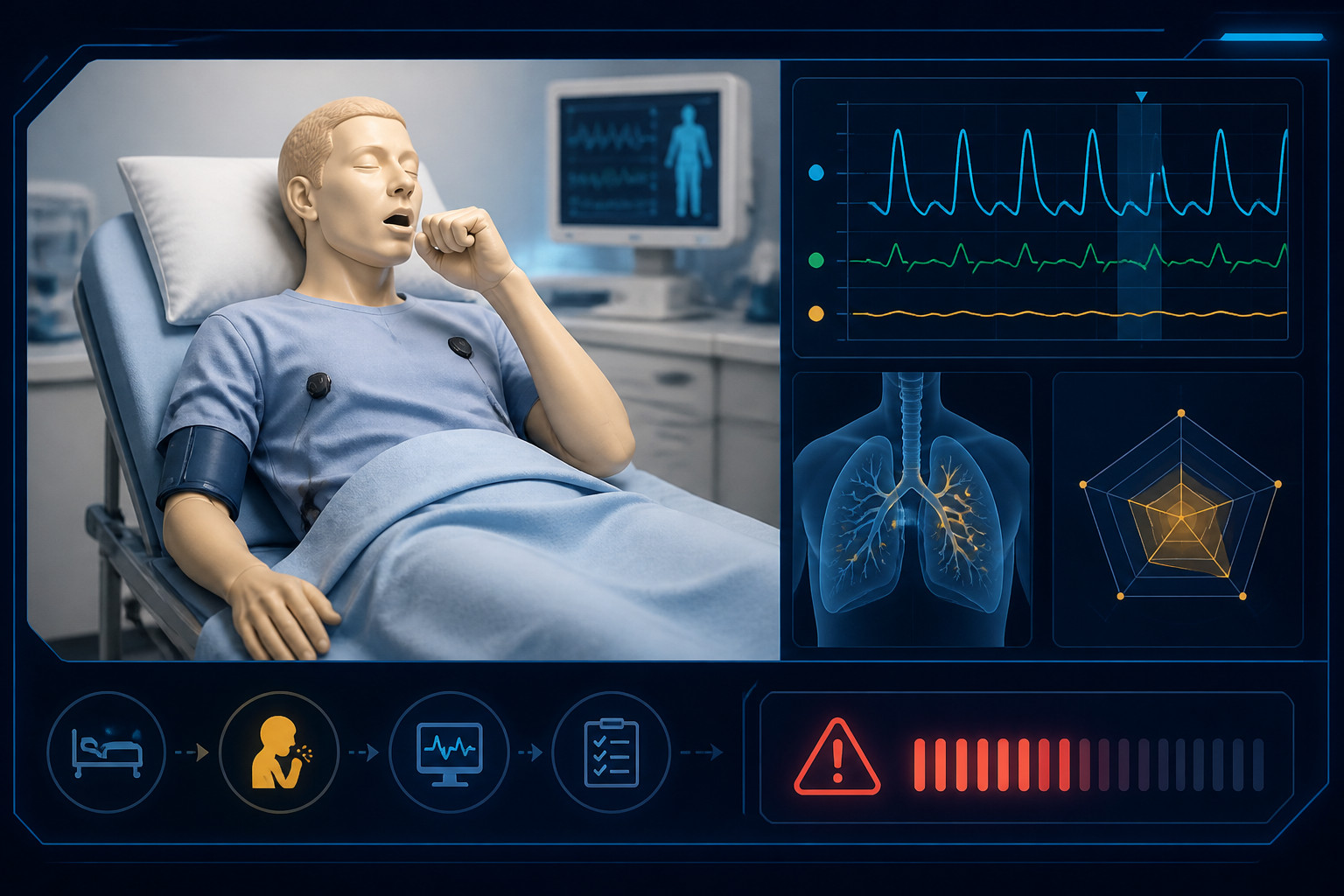 A fake coughing patient reportedly exposed gaps in a healthcare drill