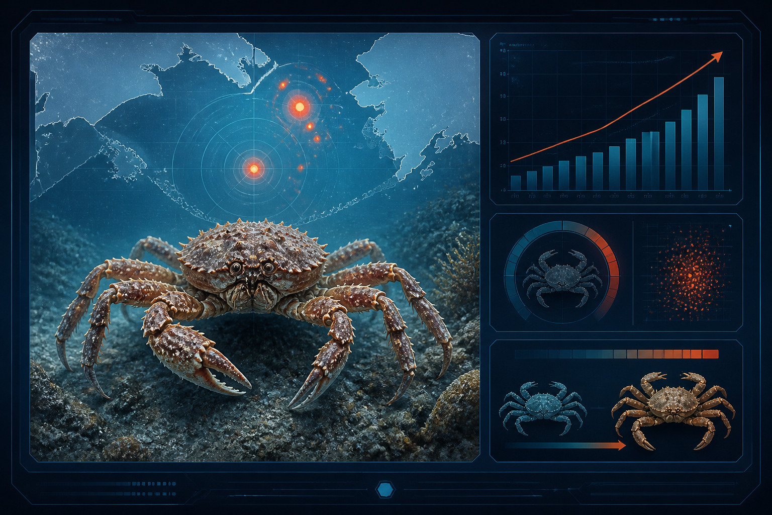 Rare hybrid crabs reportedly surged in the Bering Sea