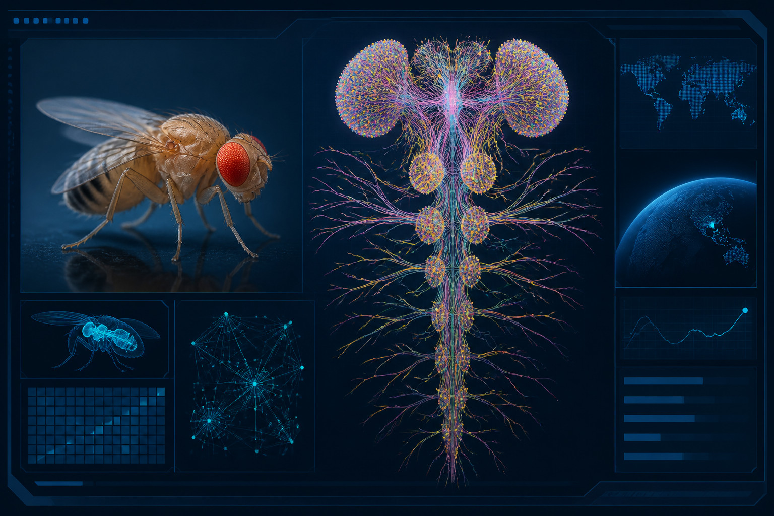 MaleCNS v1.0 maps an adult male fruit fly’s full nervous system