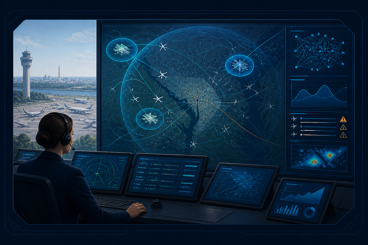 FAA plans limited AI air-traffic rollout in Washington, DC, area