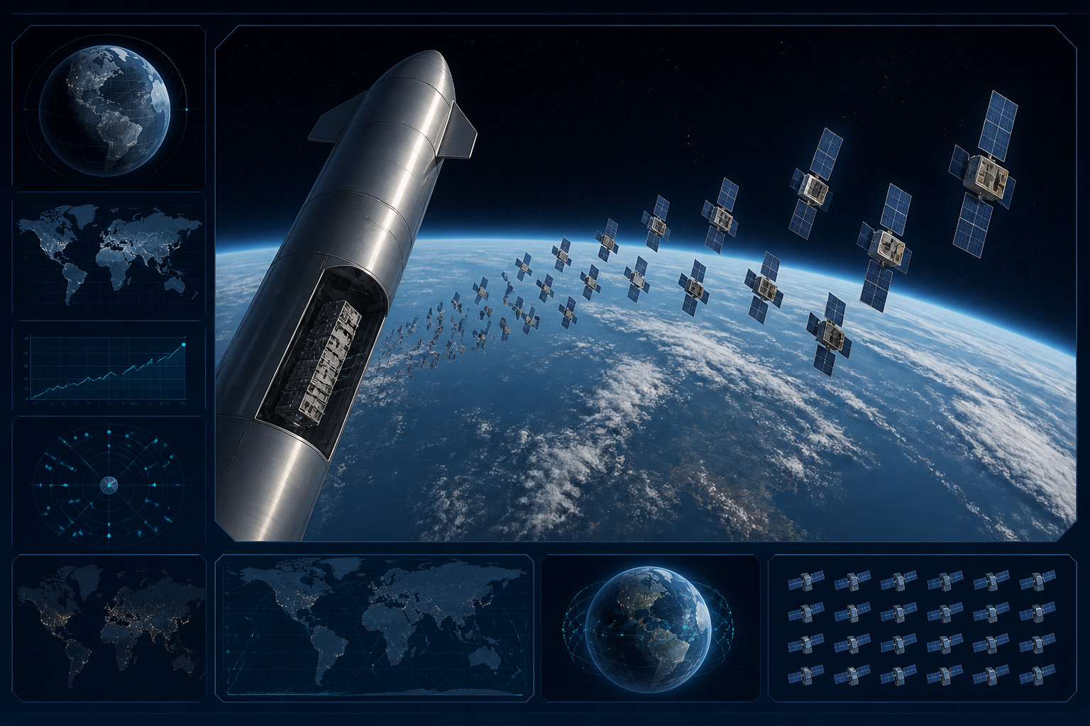 Starshipが軌道に到達、Starlink V3衛星26機を放出したと報じられる