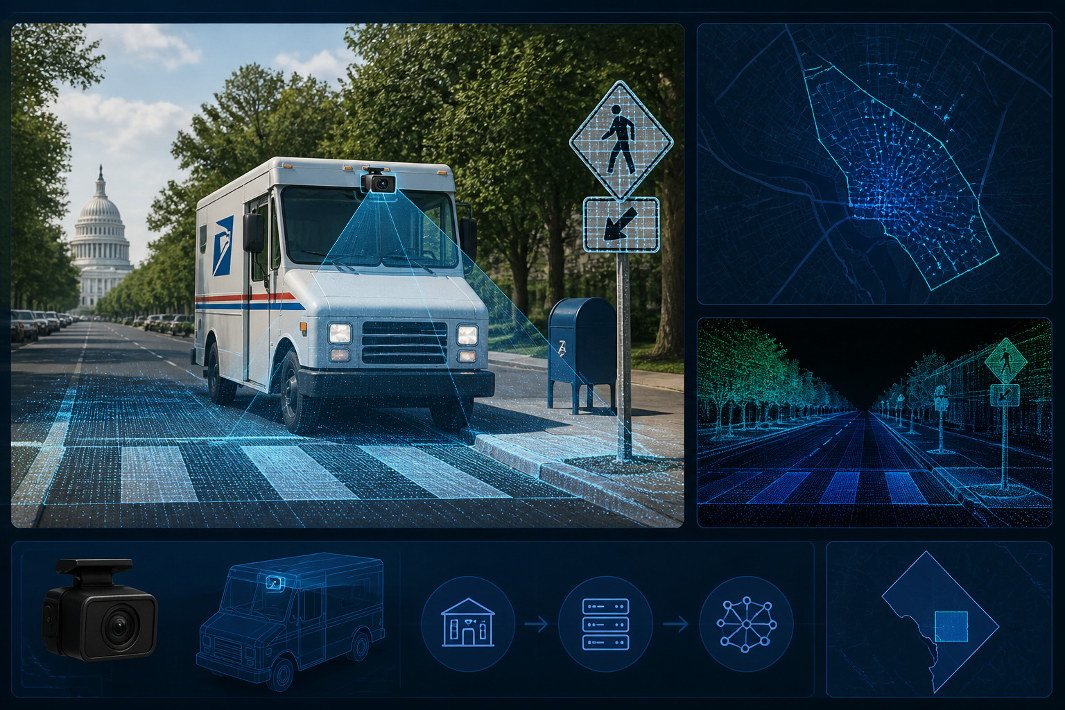 USPS reportedly pilots road-scanning cameras on 100 Washington-area vehicles