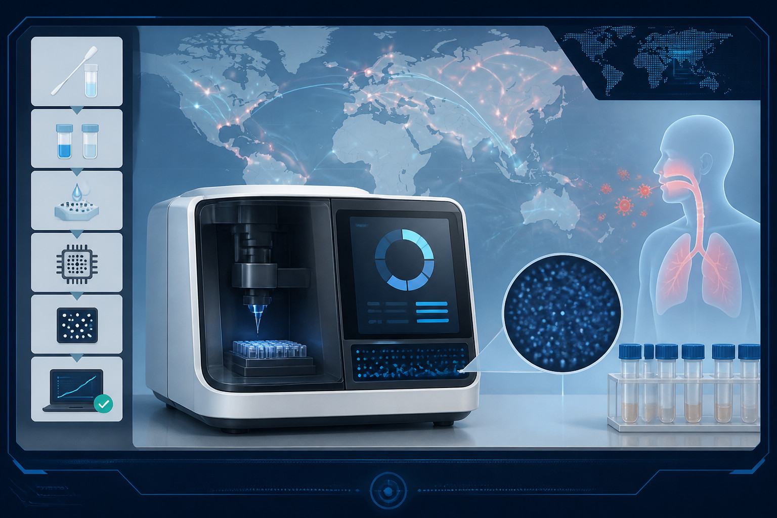 Automated digital bioanalysis prototype reports 15-minute respiratory testing
