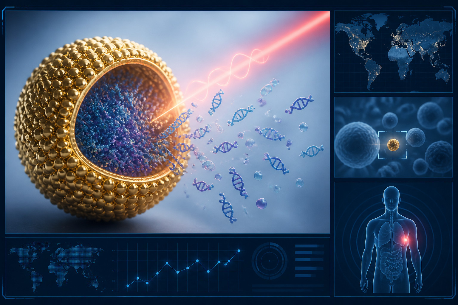 Gold Nanocapsule Reportedly Concentrates Nucleic Acids and Releases Them With Near-Infrared Light