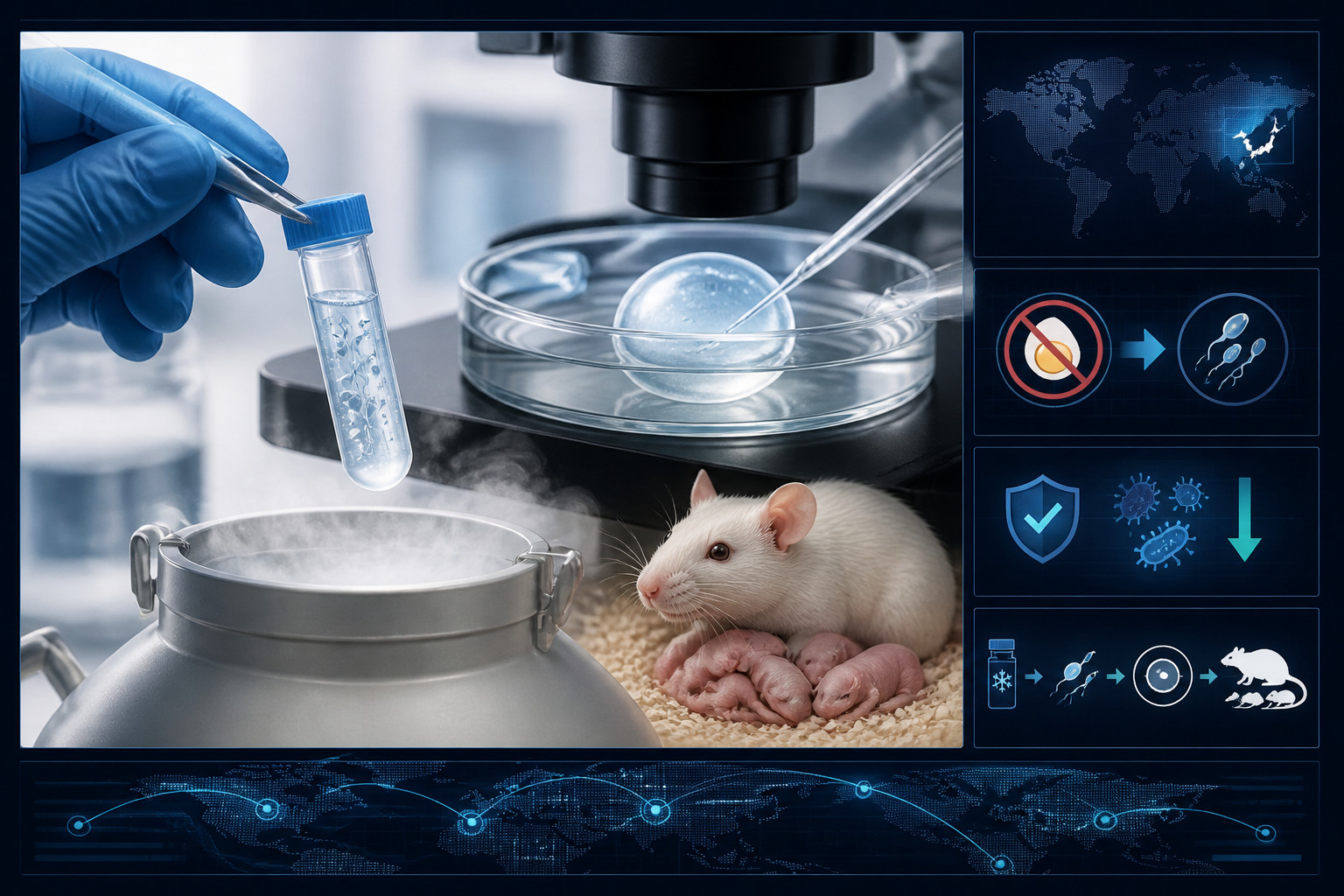 Egg-yolk-free rat sperm medium claimed to yield IVF offspring after thawing