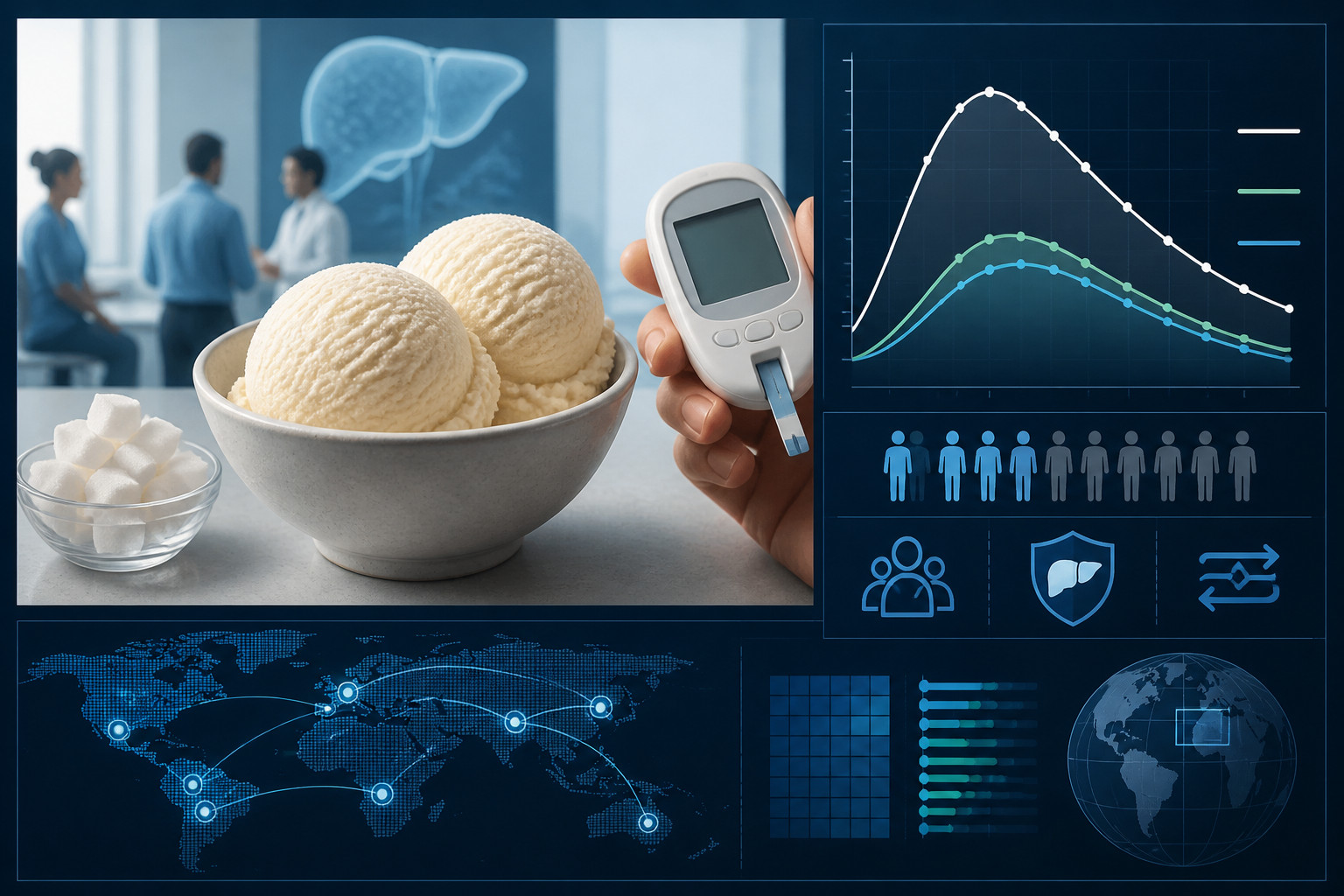 Brazzein ice-cream formulations reportedly halved post-meal glucose rises in MASLD trial