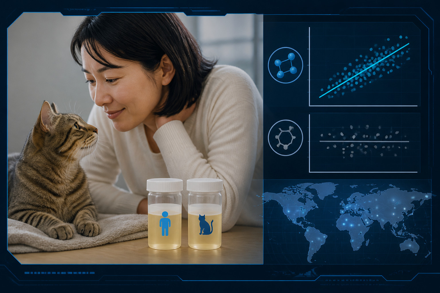 Small study reports correlated urinary oxytocin in cats and owners