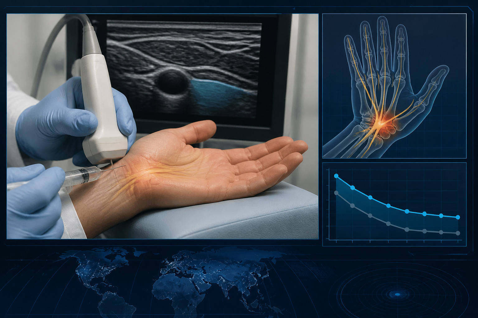 Small trial links saline hydrodissection to six months of carpal tunnel relief