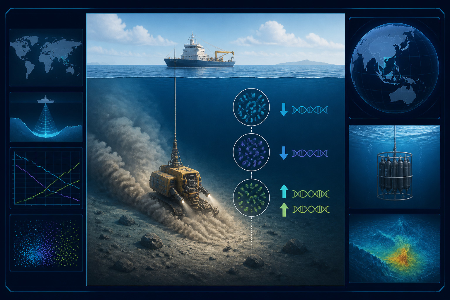 South China Sea Mining Trial Coincides With Shifts in Microbial Nutrient-Cycling Genes