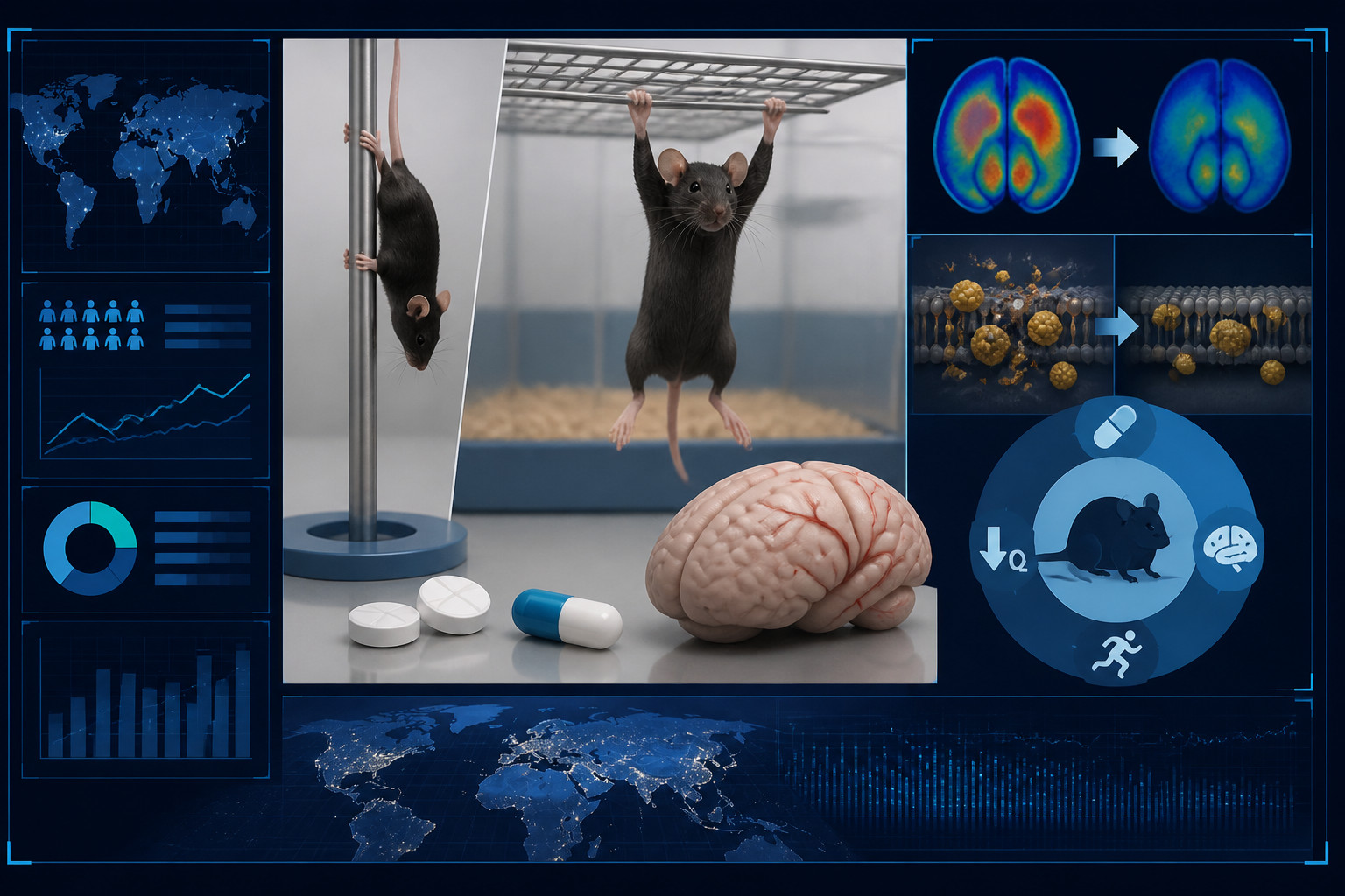 Movement-test gains reported for low-oxygen drug combination in Parkinson’s-like mice
